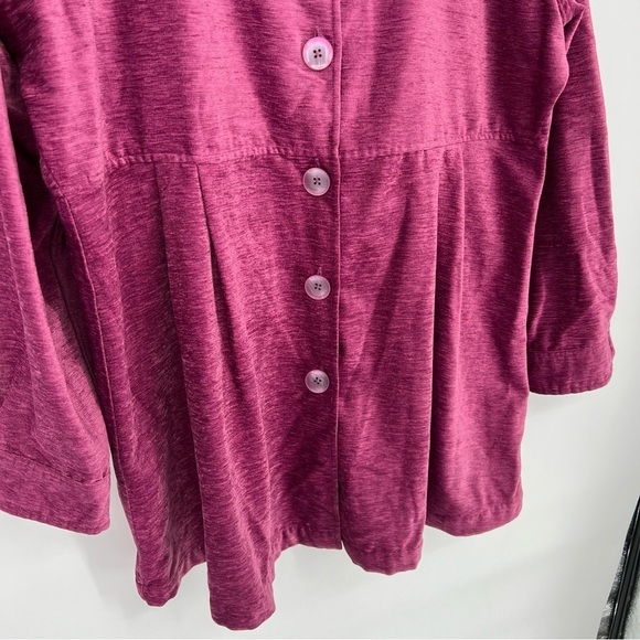 Soft Surroundings‎ Fiona Shirt Button Front Shacket Tunic Blouse Top - Picture 4 of 11